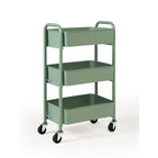 3-Tier Compact Rolling Metal Storage Organizer