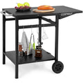Double-Shelf Movable Multifunctional Kitchen Dining Cart