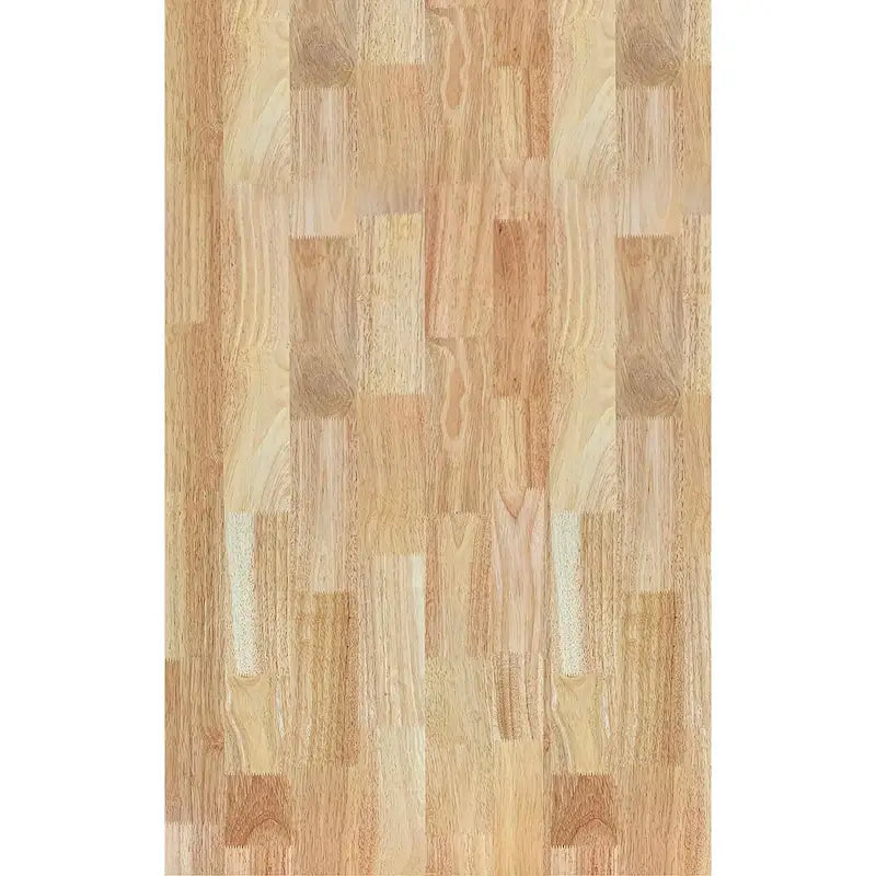 Mobile Kücheninsel mit Schublade, Schrank und Gummibaumholzplatte