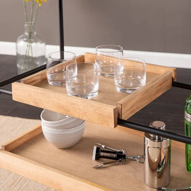 Rolling Bar Cart