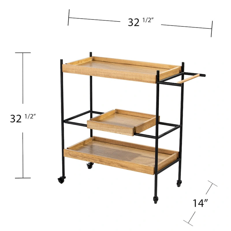 Rolling Bar Cart
