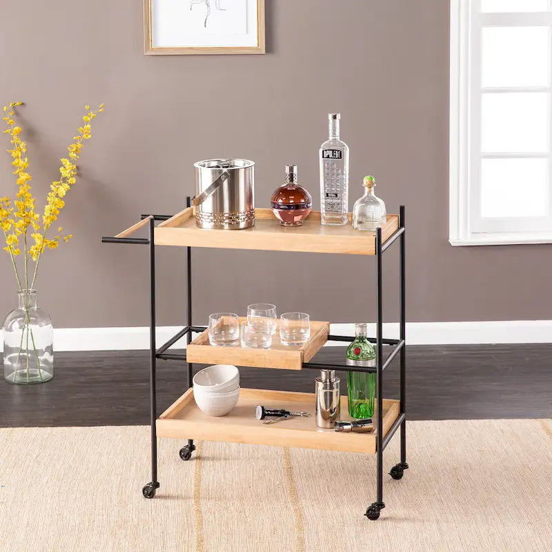 Rolling Bar Cart