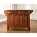Crosley Cambridge Natural Wood Top Kitchen Island