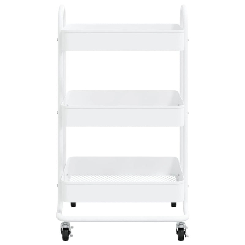 3-Tier Kitchen Trolley Storage Utility Cart - 16.9 x 13.4 x 31.1 in.