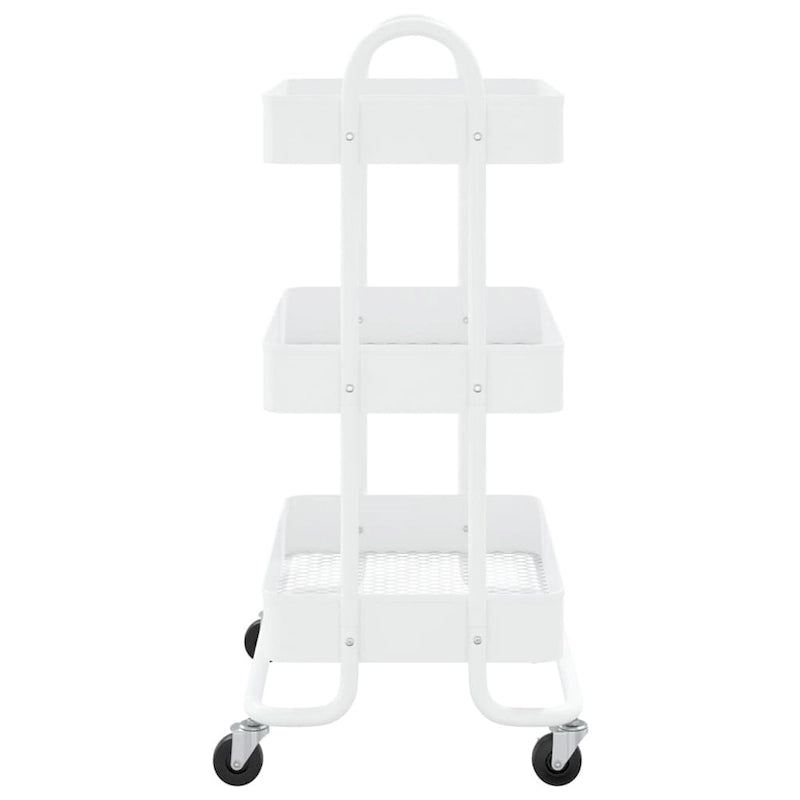 3-Tier Kitchen Trolley Storage Utility Cart - 16.9 x 13.4 x 31.1 in.