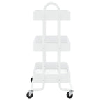 Chariot de cuisine de rangement à 3 niveaux - 42,9 x 34 x 79 cm.