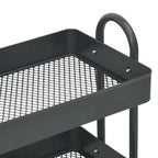 Chariot de cuisine de rangement à 3 niveaux - 42,9 x 34 x 79 cm.