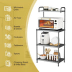 4-Tier Kitchen Storage Rack, Bakers Rack Organizer - 23.5 in. x 13.5 in. x 53.5 in. (L x W x H)