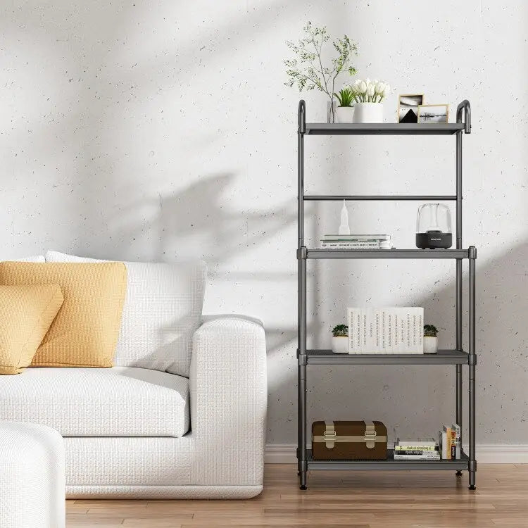 4-Tier Kitchen Storage Rack, Bakers Rack Organizer - 23.5 in. x 13.5 in. x 53.5 in. (L x W x H)