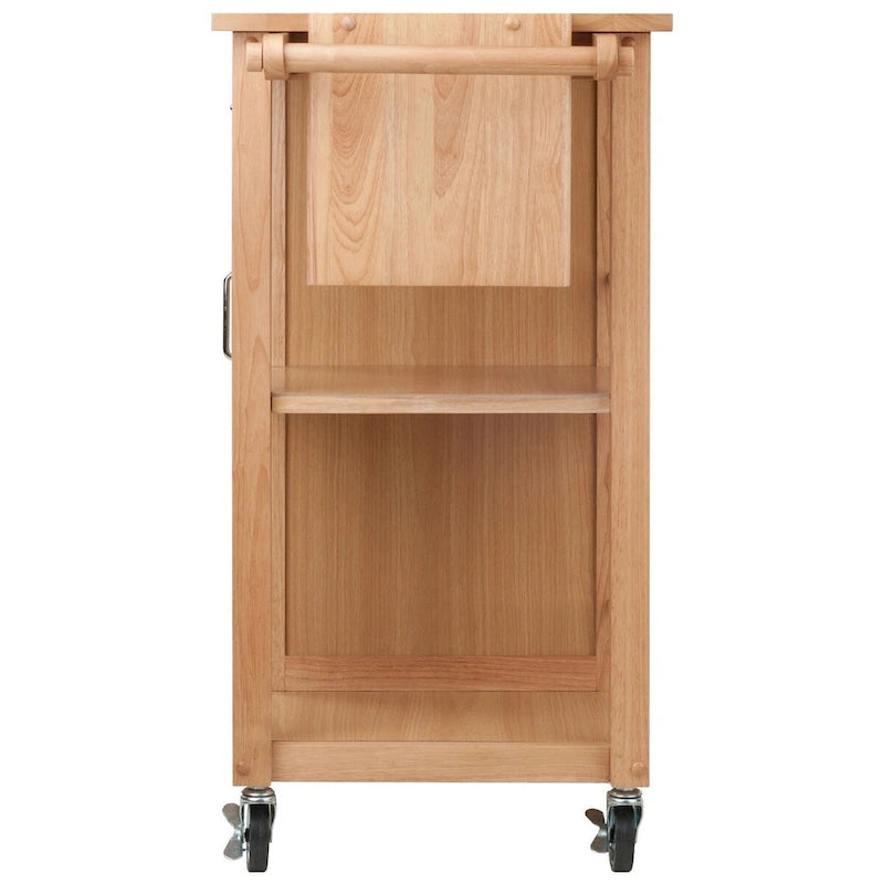 Praktischer Küchenwagen in Naturholzoptik - 42.52 x 18.98 x 35.63 Zoll