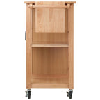 Praktischer Küchenwagen in Naturholzoptik - 42.52 x 18.98 x 35.63 Zoll