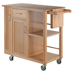 Praktischer Küchenwagen in Naturholzoptik - 42.52 x 18.98 x 35.63 Zoll