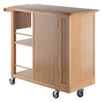 Praktischer Küchenwagen in Naturholzoptik - 42.52 x 18.98 x 35.63 Zoll
