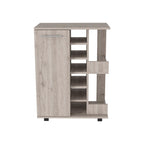 Carrello bar con quattro ruote piroettanti per cucina, feste e soggiorno