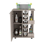 Carrello bar con quattro ruote piroettanti per cucina, feste e soggiorno