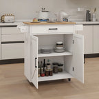 Kitchen Island Rolling Trolley Cart