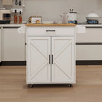 Kitchen Island Rolling Trolley Cart