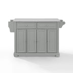 Keukeneiland met granieten blad - 18 in. D x 51.5 in. W x 36 in. H