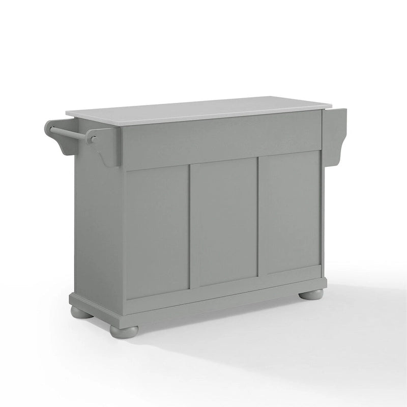 Keukeneiland met granieten blad - 18 in. D x 51.5 in. W x 36 in. H