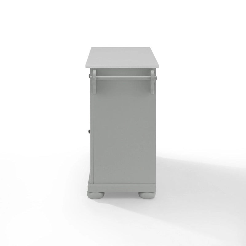 Keukeneiland met granieten blad - 18 in. D x 51.5 in. W x 36 in. H