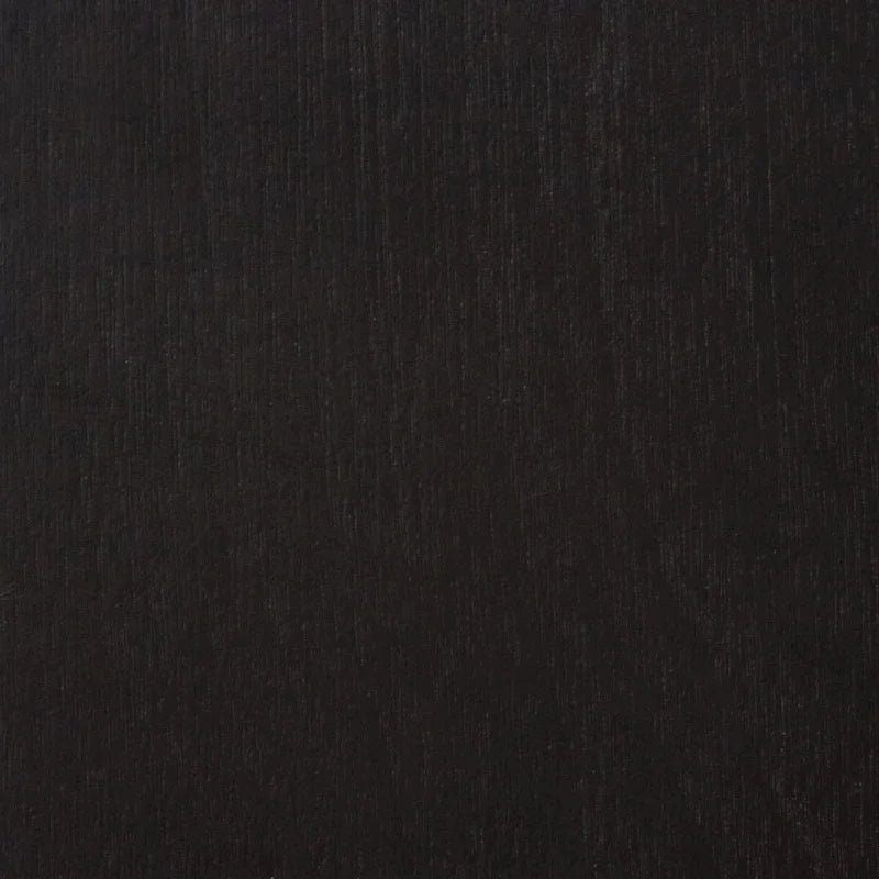Black Wood Kitchen Island with Natural Wood Top - 18 in. D x 51.5 in. W x 36 in. H