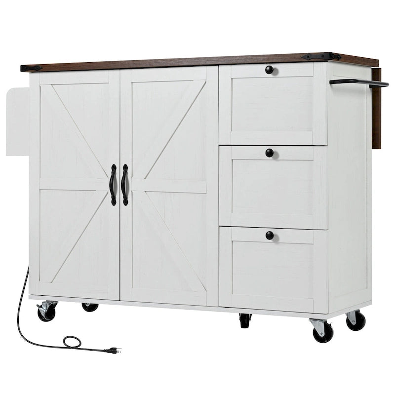 Rolling Kitchen Cart on Wheels for Home, Kitchen and Dining Room