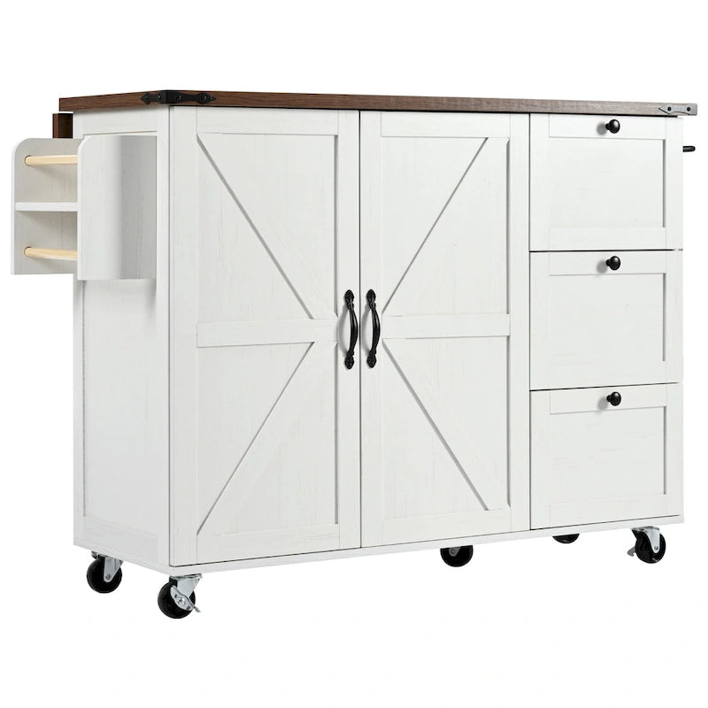 Rollbarer Küchenwagen auf Rollen für Zuhause, Küche und Esszimmer